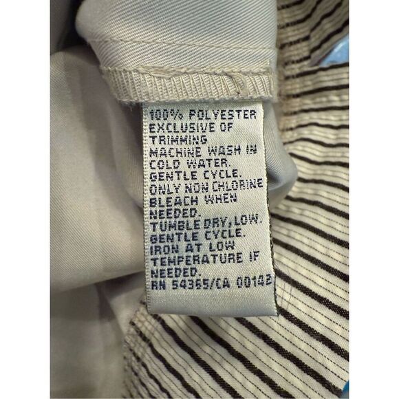 Allison Daley Full Zip Women’s Vest Sz. 16 Khaki Outdoors Golf - Picture 8 of 13